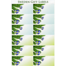 Sweden Gift Labels 
